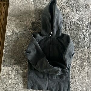 Grey full zipper lululemon hoodie